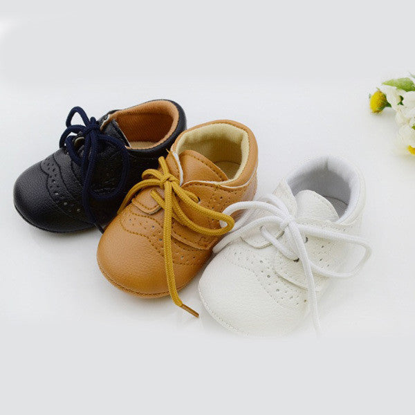 Leather Baby First Walkers Antislip Shoes